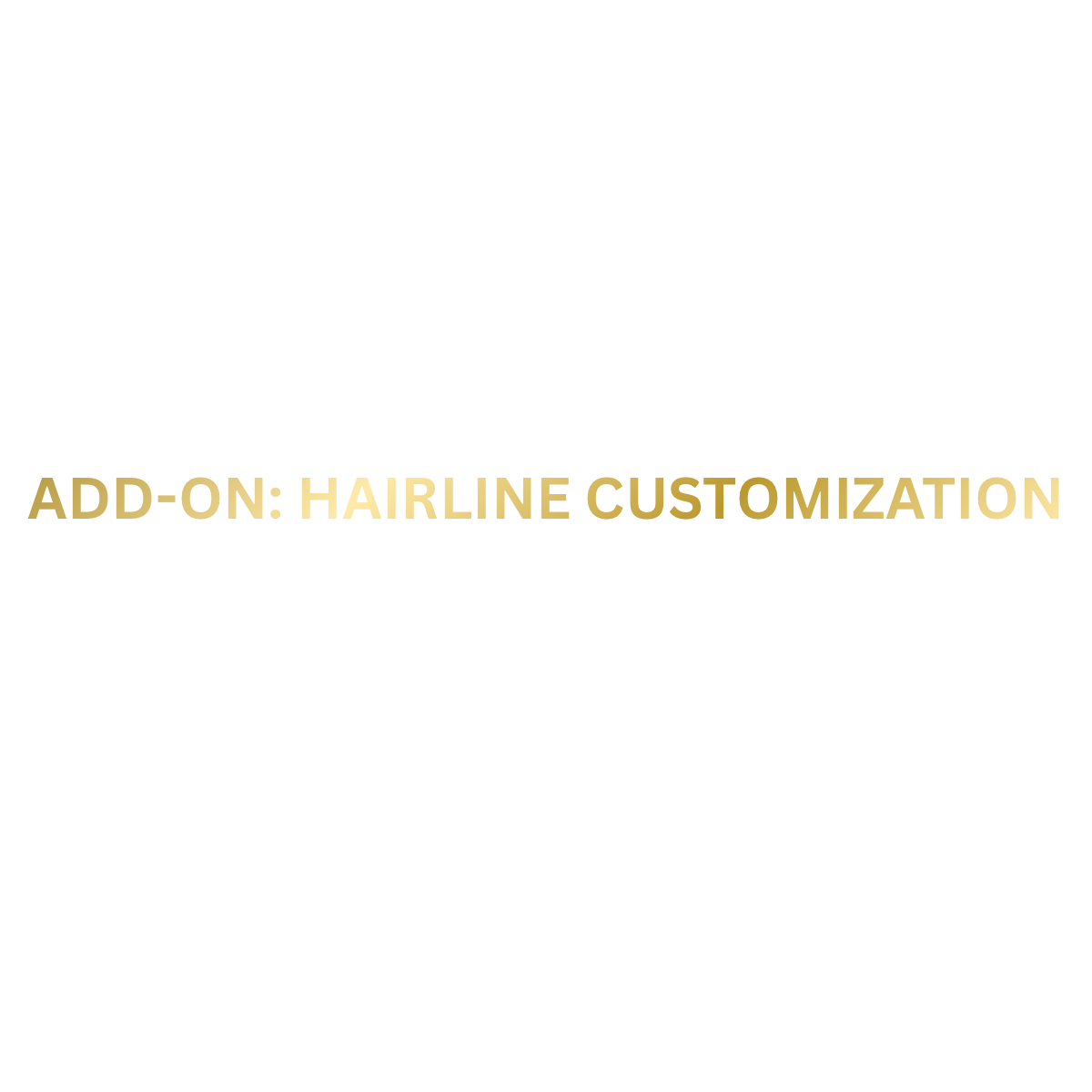 Add-on: natural hairline
